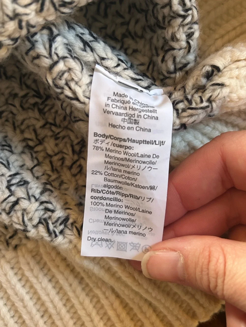 J.Crew Wallace & Barnes Heavy Merino Wool Blend Sweater L